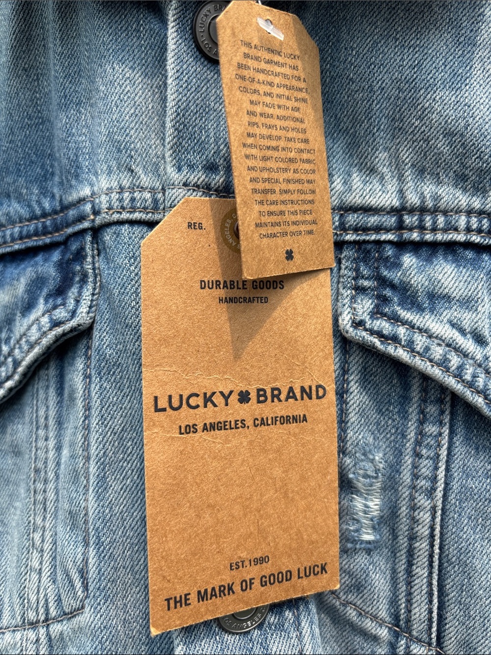 Lucky Brand The Tomboy Trucker Jean Jacket - Picture 4 of 6